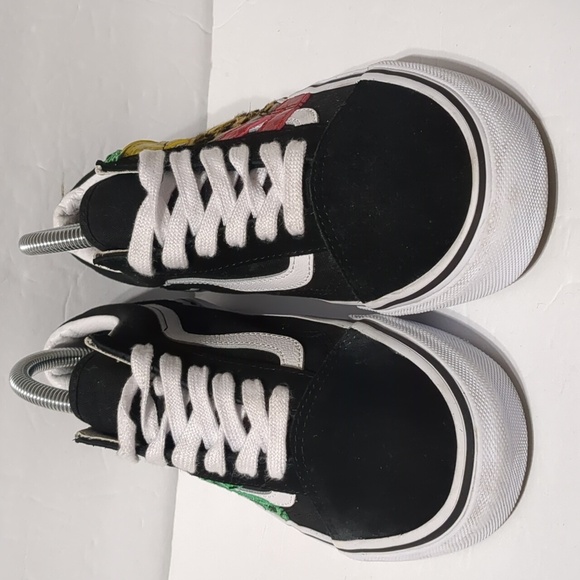 Vans - MULTI ANIMAL OLD SKOOL SHOES  women 7.5, men 6, Rasta/black. Sneakers - Picture 3 of 8
